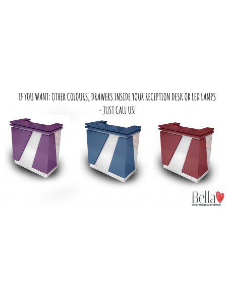 Salon Reception Desk - R28 Standard Bella Furniture Ireland