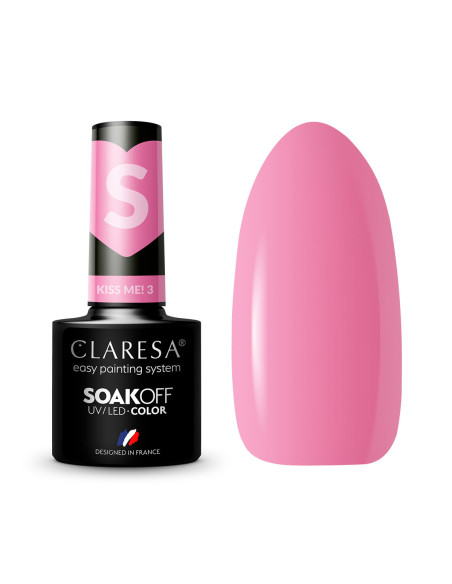 CLARESA hybrid polish Kiss Me! 3-5g