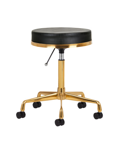 COSMETIC STOOL H4 GOLDEN BLACK