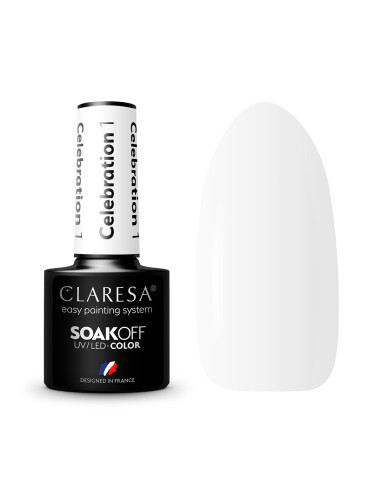 CLARESA Hybrid varnish CELEBRATION 1 -5g