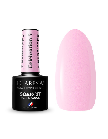 CLARESA Hybrid nail polish CELEBRATION 3 -5g