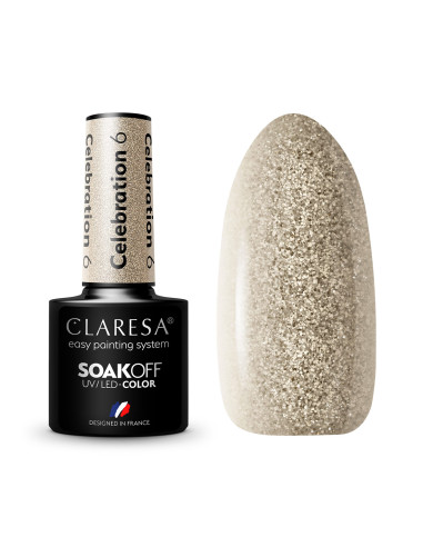 CLARESA Hybrid nail polish CELEBRATION 6 -5g