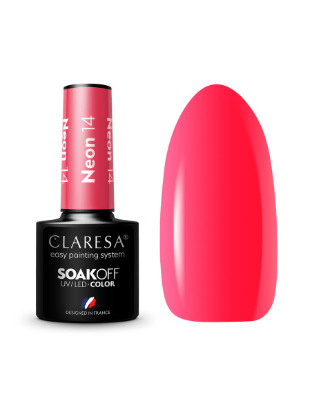 CLARESA Hybrid nail polish NEON 14 -5g