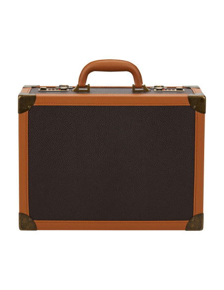 BARBER BROWN HAIRDRESSING SUITCASE
