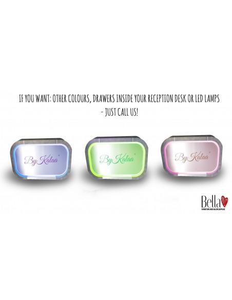 Salon Reception Desk - R24 Standard Bella Furniture Ireland