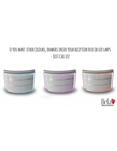 Salon Reception Desk - R19 Standard Bella Furniture Ireland