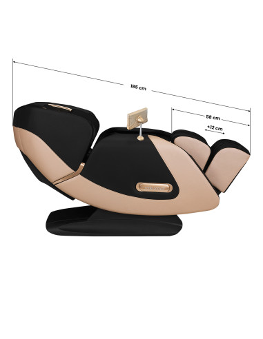 Sakura Massage Chair Luxury 808 black beige