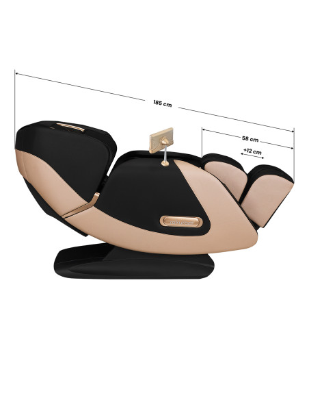 Sakura Massage Chair Luxury 808 black beige
