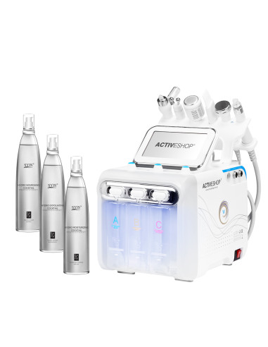 Hydrogen H2 + 6W1 New Generation Hydrogen Cleansing Device+ 3 SYIS Hydro Coctail Liquids