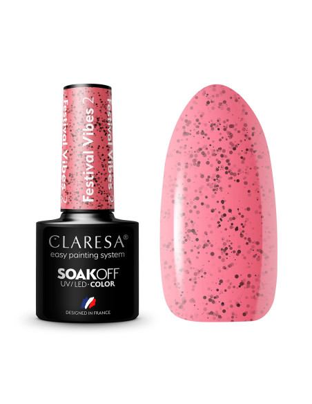 CLARESA Hybrid polish Festival Vibes 2 -5g