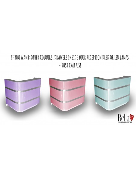 Salon Reception Desk - R14 Standard Bella Furniture Ireland