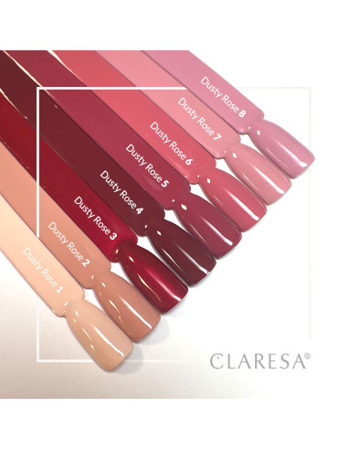 CLARESA Hybrid nail polish DUSTY ROSE 3 -5g