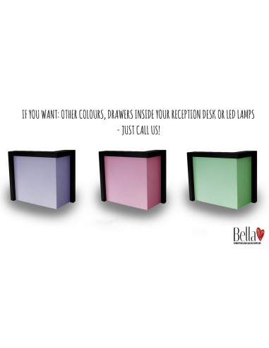 Salon Reception Desk - R12 Standard Bella Furniture Ireland 
