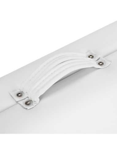 WOODEN FOLDING MASSAGE TABLE COMFORT ACTIV FIZJO LUX 2-SECTIONS 190X70 WHITE