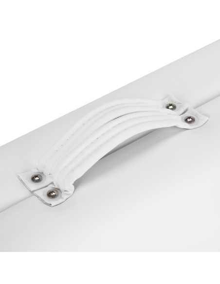 WOODEN FOLDING MASSAGE TABLE COMFORT ACTIV FIZJO LUX 2-SECTIONS 190X70 WHITE