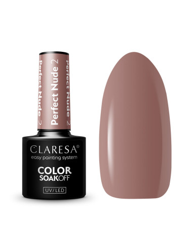 CLARESA Hybrid nail polish PERFECT NUDE 2 -5g