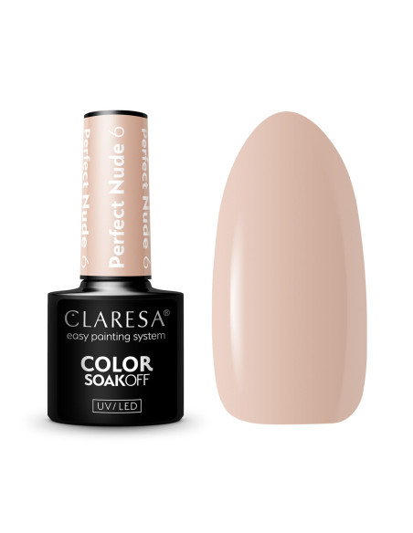 CLARESA Hybrid nail polish PERFECT NUDE 6 -5g