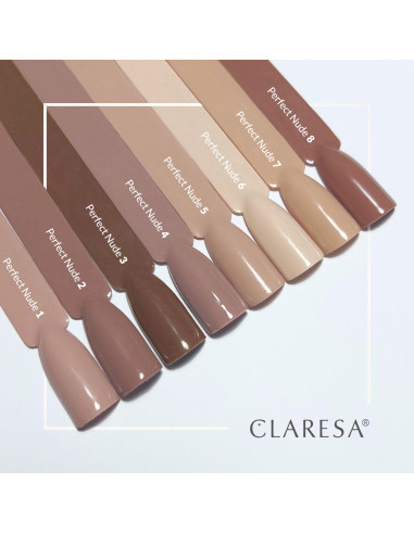 CLARESA Hybrid nail polish PERFECT NUDE 6 -5g