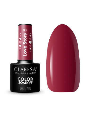 CLARESA Hybrid Polish LOVE STORY 8 - 5g