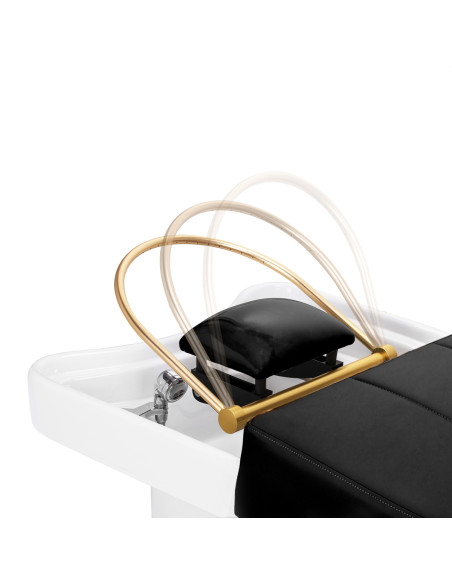 Gabbiano Head Spa 017 hair washing bed black