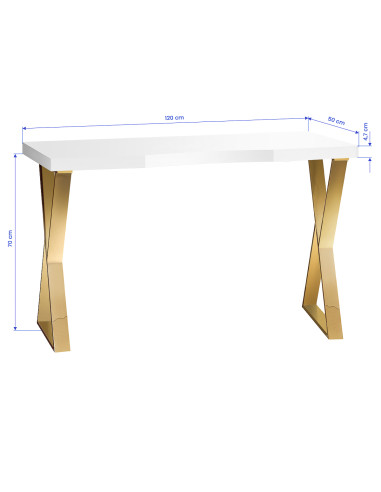 Momo 04-GL Cosmetic Desk