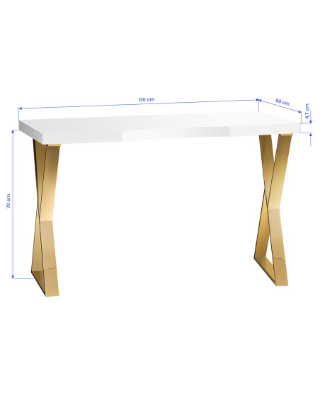 Momo 04-GL Cosmetic Desk