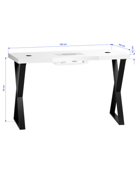 Momo 04-BL cosmetic desk with absorber