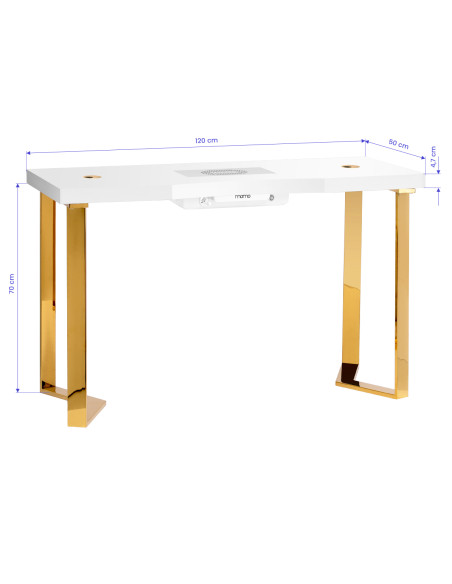 Momo 05-GL cosmetic desk with absorber