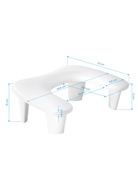 Croissant manicure support