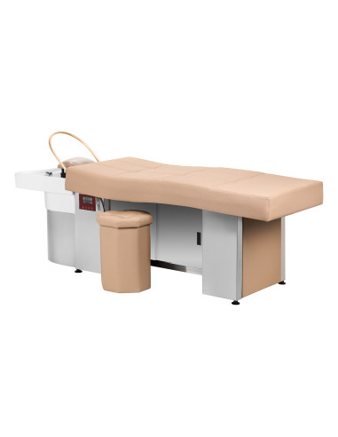 Gabbiano Head Spa 017B hair washing bed beige