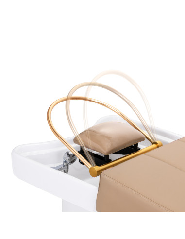 Gabbiano Head Spa 017B hair washing bed beige