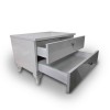TITO Small wide cupboard with two drawers - Bella Diamond Collection