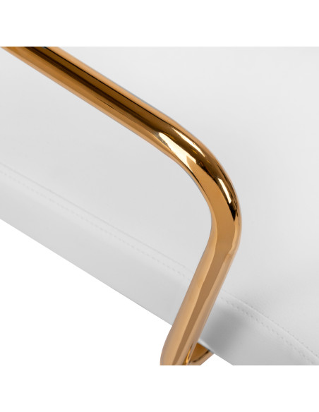 Beauty bed QS-OF211G gold light grey