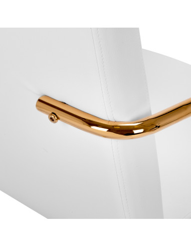 Beauty bed QS-OF211G gold light grey