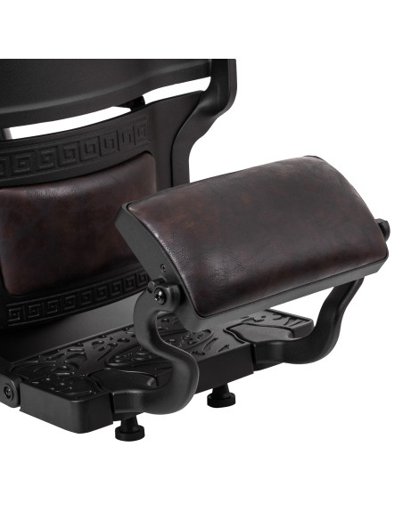 Barber chair Gabbiano President Brown