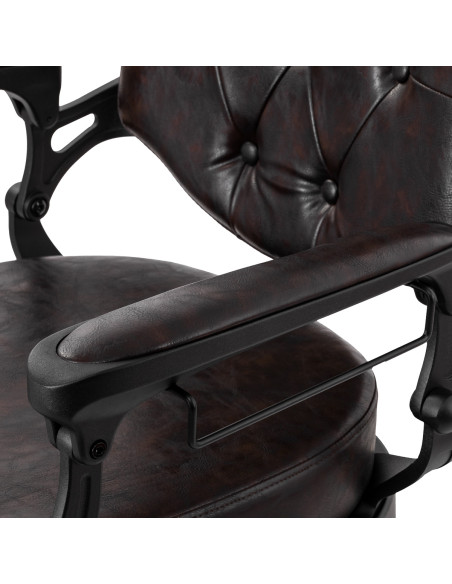 Barber chair Gabbiano President Brown