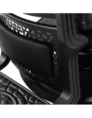 Barber chair Gabbiano Niccolo Black