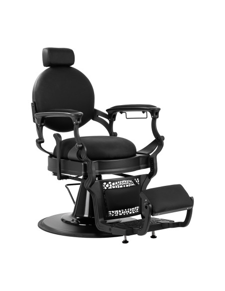 Barber chair Gabbiano Niccolo Black buttonless