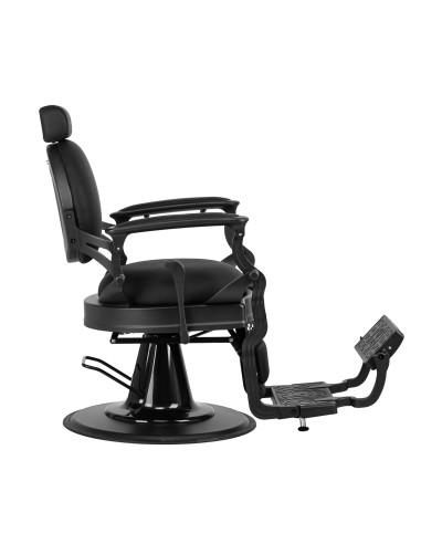 Barber chair Gabbiano Niccolo Black buttonless