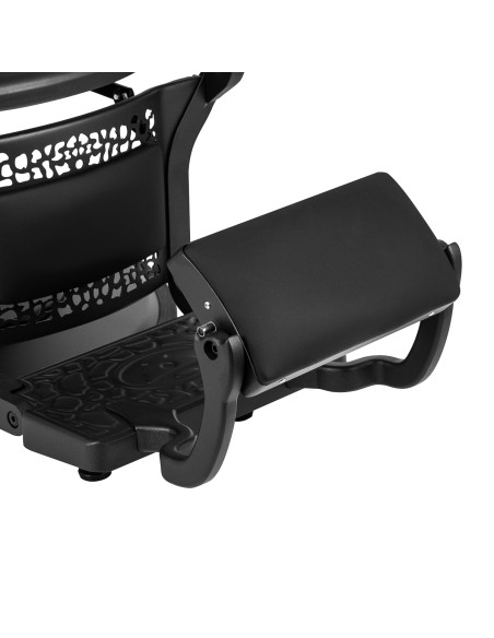 Barber chair Gabbiano Niccolo Black buttonless