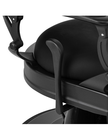 Barber chair Gabbiano Niccolo Black buttonless