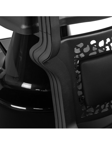 Barber chair Gabbiano Niccolo Black buttonless