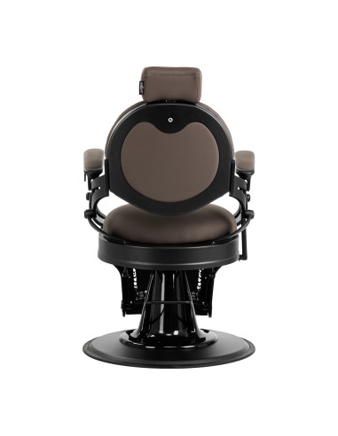 Barber chair Gabbiano Niccolo brown buttonless