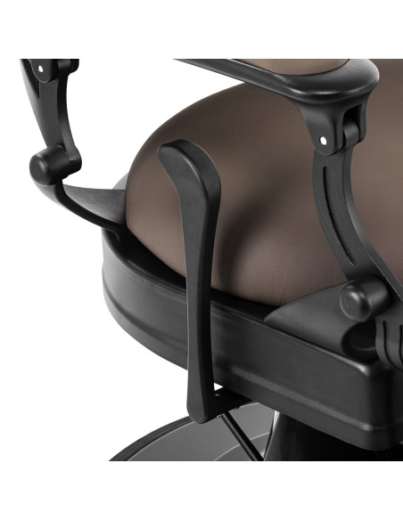 Barber chair Gabbiano Niccolo brown buttonless