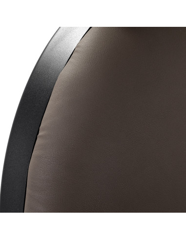 Barber chair Gabbiano Niccolo brown buttonless