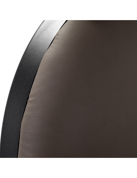 Barber chair Gabbiano Niccolo brown buttonless