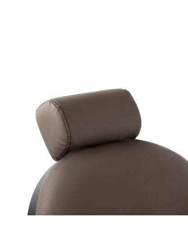 Barber chair Gabbiano Niccolo brown buttonless