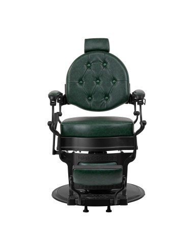 Barber chair Gabbiano President green