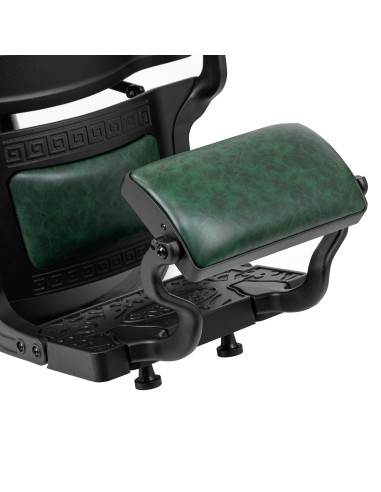 Barber chair Gabbiano President green