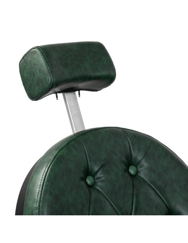 Barber chair Gabbiano President green